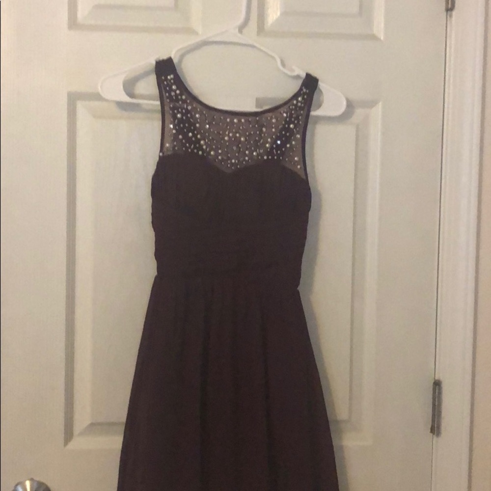Burgundy dress from Macy’s
